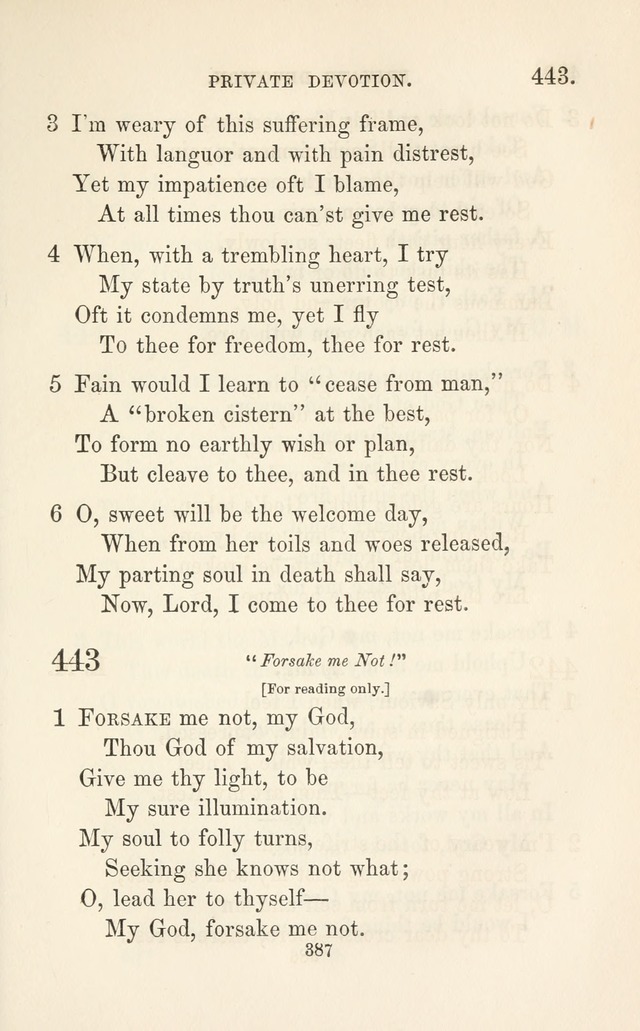 A Selection of Hymns: designed as a supplement to the "psalms and hymns" of the Presbyterian church page 389