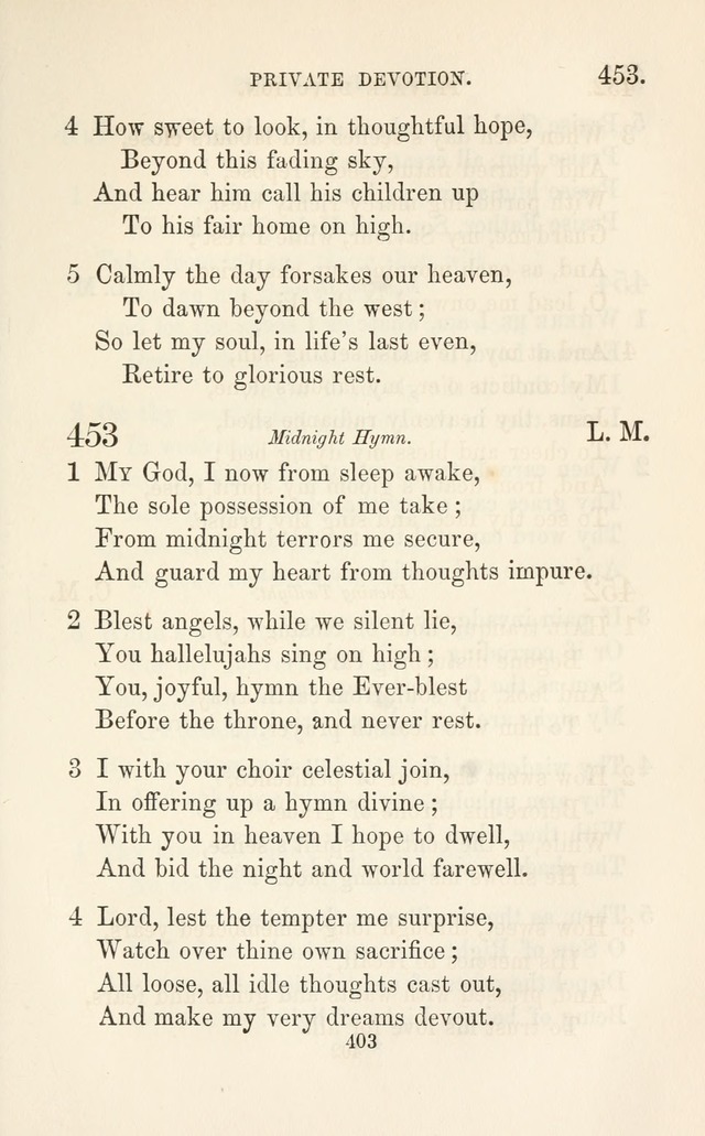 A Selection of Hymns: designed as a supplement to the "psalms and hymns" of the Presbyterian church page 405