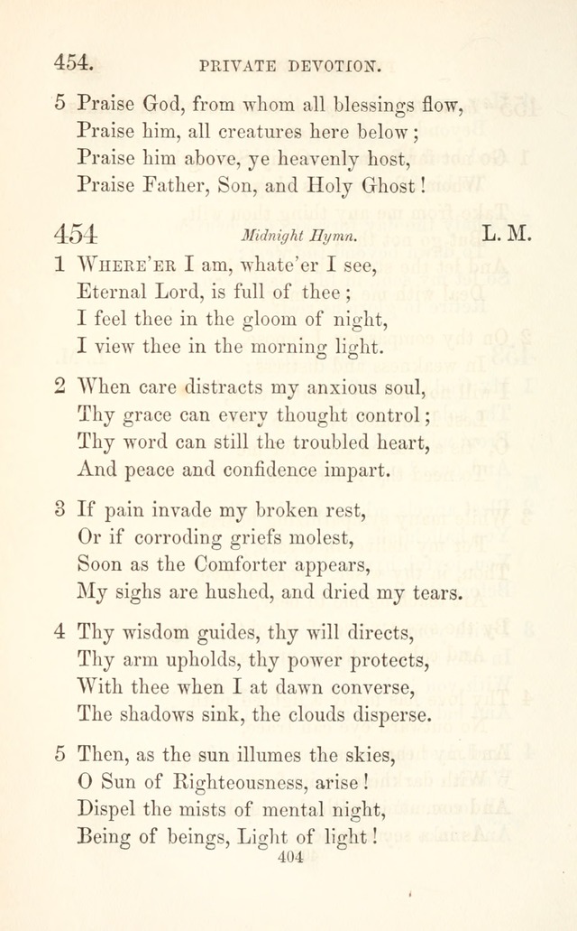 A Selection of Hymns: designed as a supplement to the "psalms and hymns" of the Presbyterian church page 406