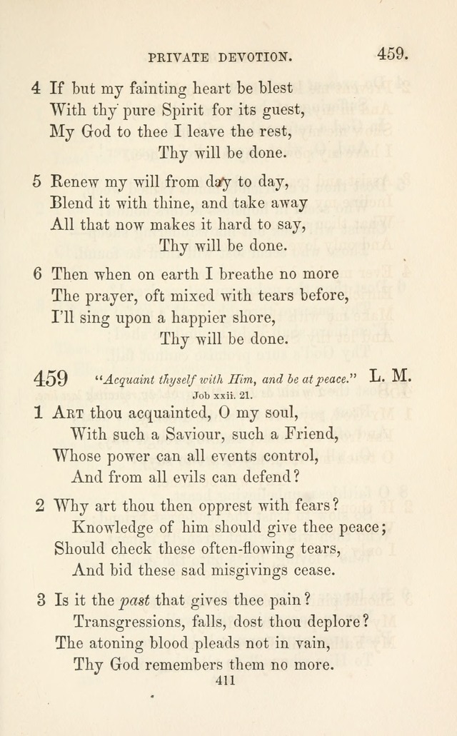 A Selection of Hymns: designed as a supplement to the "psalms and hymns" of the Presbyterian church page 413