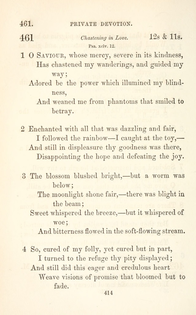 A Selection of Hymns: designed as a supplement to the "psalms and hymns" of the Presbyterian church page 416