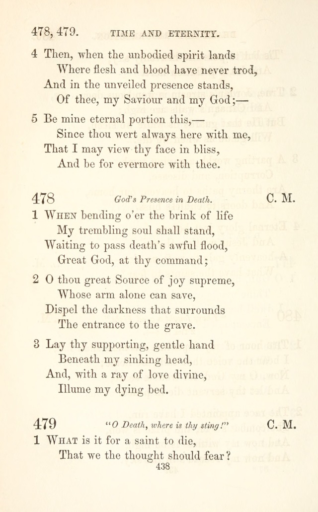 A Selection of Hymns: designed as a supplement to the "psalms and hymns" of the Presbyterian church page 440