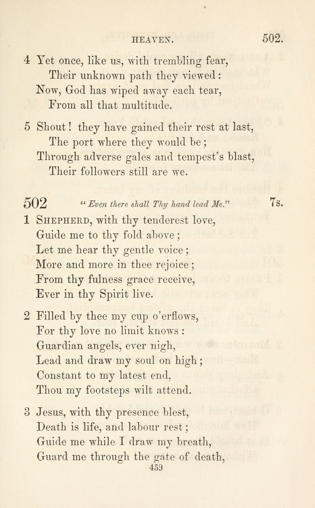 A Selection of Hymns: designed as a supplement to the "psalms and hymns" of the Presbyterian church page 461