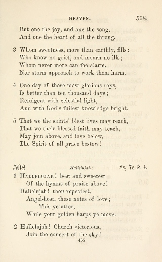 A Selection of Hymns: designed as a supplement to the "psalms and hymns" of the Presbyterian church page 467