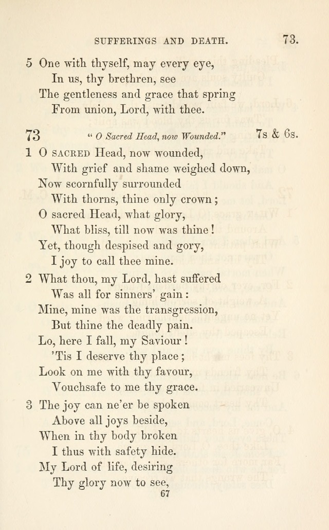 A Selection of Hymns: designed as a supplement to the "psalms and hymns" of the Presbyterian church page 67