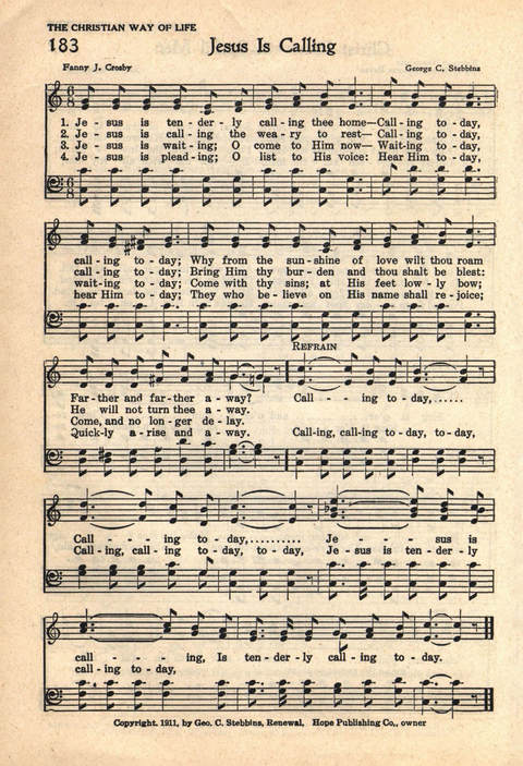 The Service Hymnal: Compiled for general use in all religious services of the Church, School and Home page 155