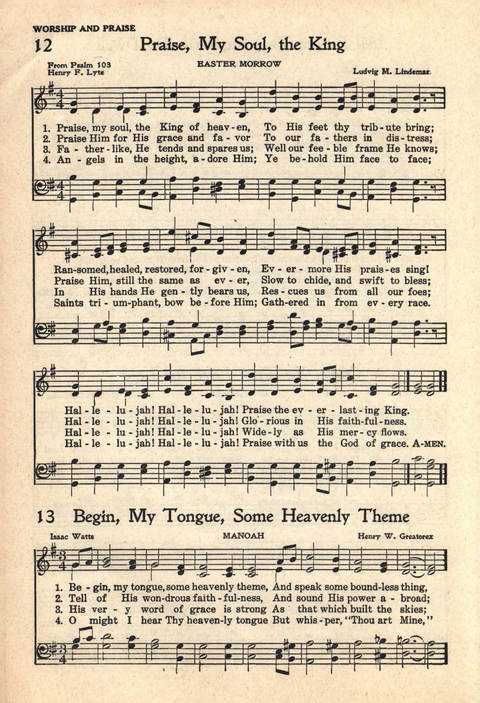 The Service Hymnal: Compiled for general use in all religious services of the Church, School and Home page 17