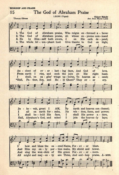 The Service Hymnal: Compiled for general use in all religious services of the Church, School and Home page 19