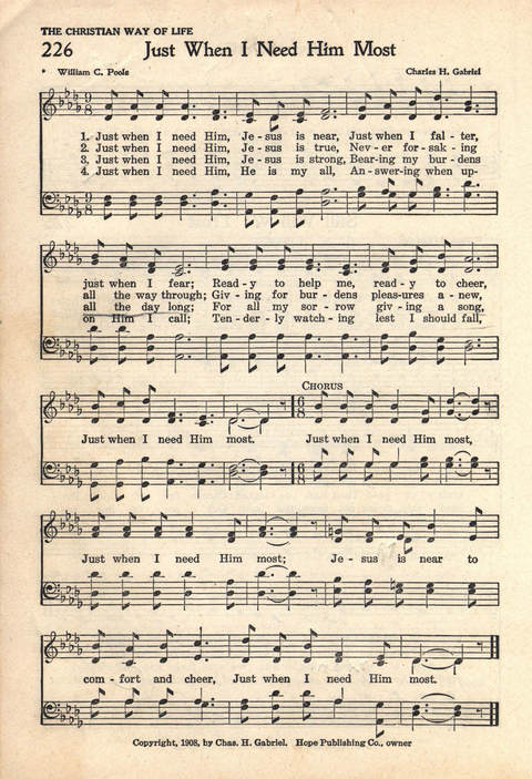 The Service Hymnal: Compiled for general use in all religious services of the Church, School and Home page 193