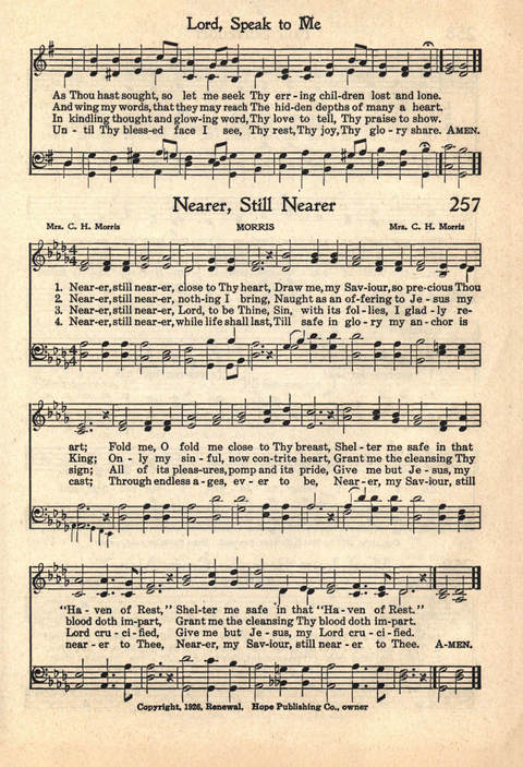 The Service Hymnal: Compiled for general use in all religious services of the Church, School and Home page 218