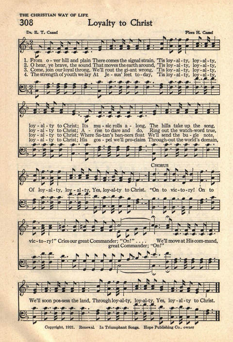 The Service Hymnal: Compiled for general use in all religious services of the Church, School and Home page 257