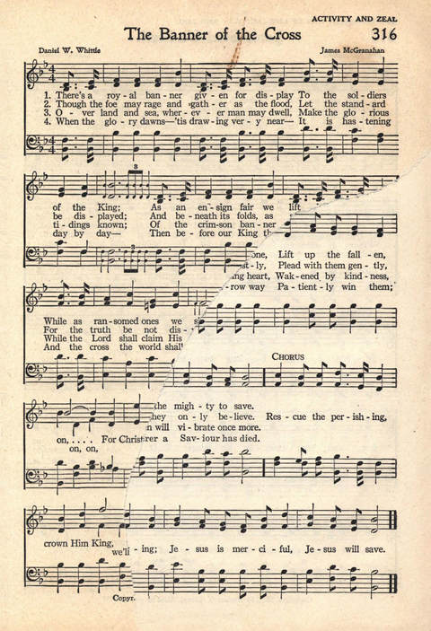 The Service Hymnal: Compiled for general use in all religious services of the Church, School and Home page 264