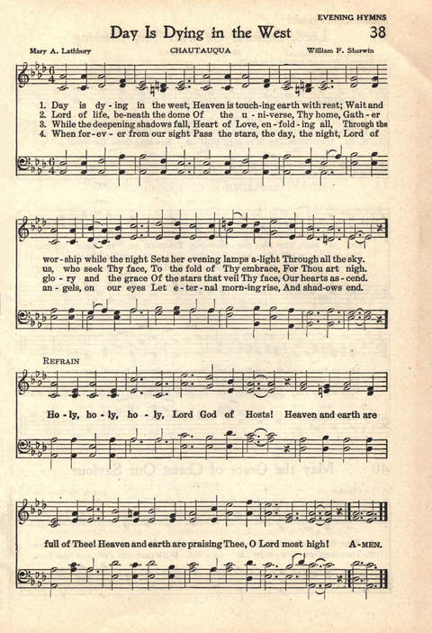 The Service Hymnal: Compiled for general use in all religious services of the Church, School and Home page 36