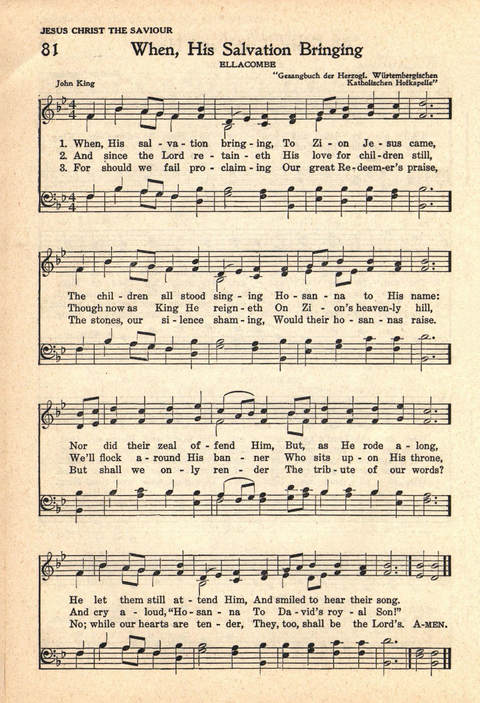 The Service Hymnal: Compiled for general use in all religious services of the Church, School and Home page 71