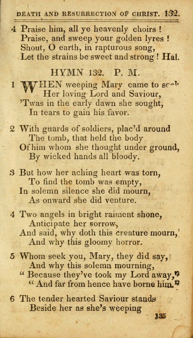 A Selection of Hymns: including a few originals, designed to aid the friends of  Zion in their private and social worship page 135