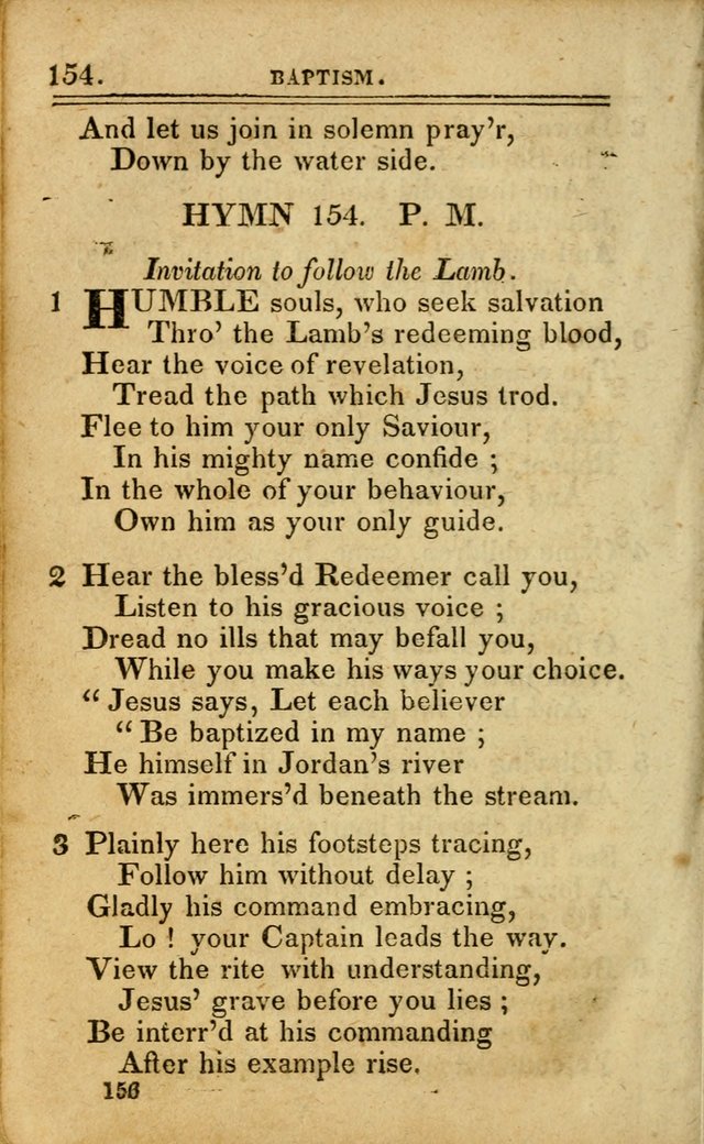 A Selection of Hymns: including a few originals, designed to aid the friends of  Zion in their private and social worship page 156