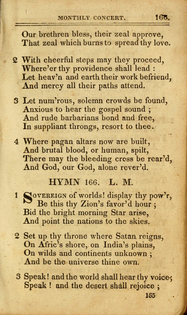 A Selection of Hymns: including a few originals, designed to aid the friends of  Zion in their private and social worship page 165