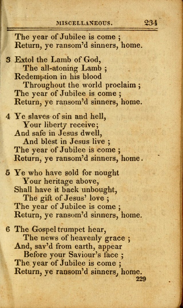 A Selection of Hymns: including a few originals, designed to aid the friends of  Zion in their private and social worship page 229