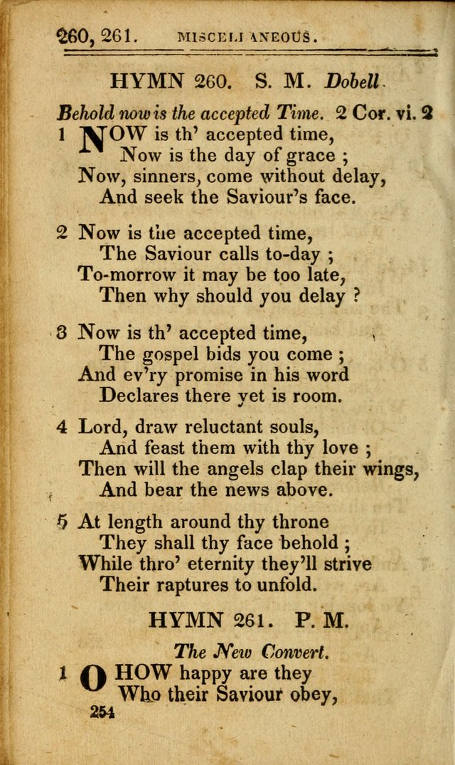 A Selection of Hymns: including a few originals, designed to aid the friends of  Zion in their private and social worship page 254