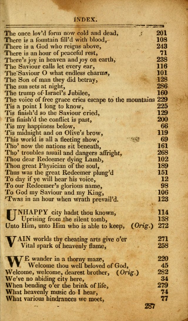 A Selection of Hymns: including a few originals, designed to aid the friends of  Zion in their private and social worship page 287