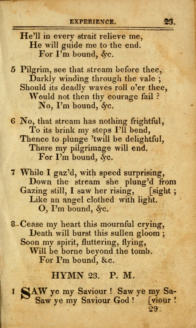 A Selection of Hymns: including a few originals, designed to aid the friends of  Zion in their private and social worship page 29