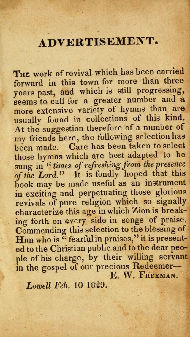 A Selection of Hymns: including a few originals, designed to aid the friends of  Zion in their private and social worship page 3