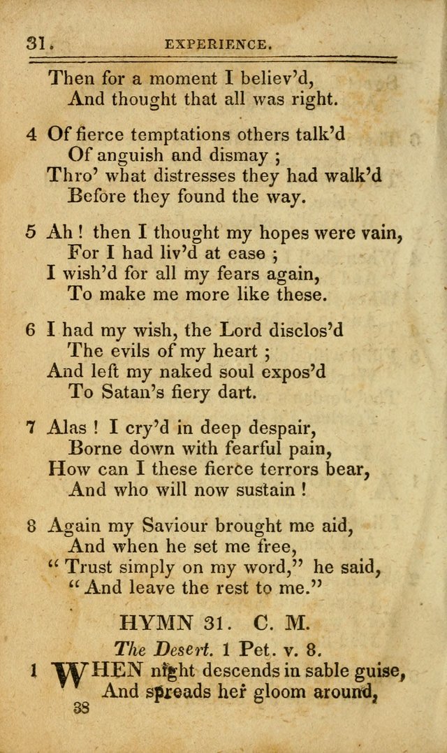 A Selection of Hymns: including a few originals, designed to aid the friends of  Zion in their private and social worship page 38