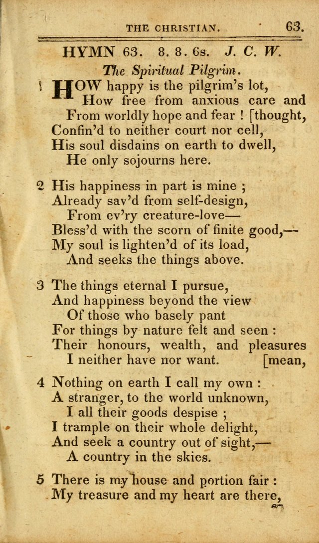 A Selection of Hymns: including a few originals, designed to aid the friends of  Zion in their private and social worship page 67