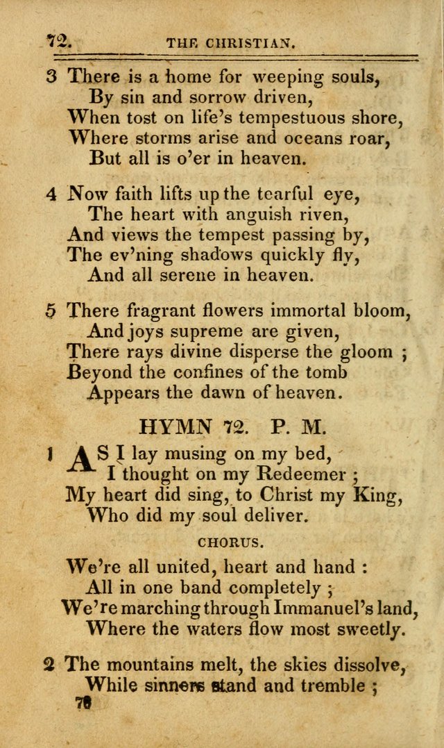 A Selection of Hymns: including a few originals, designed to aid the friends of  Zion in their private and social worship page 76