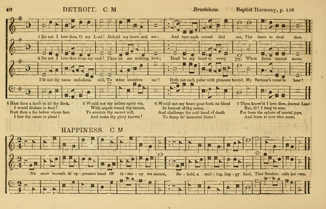 The Southern Harmony, and Musical Companion. New edition, thoroughly revised and much enlarged page 79