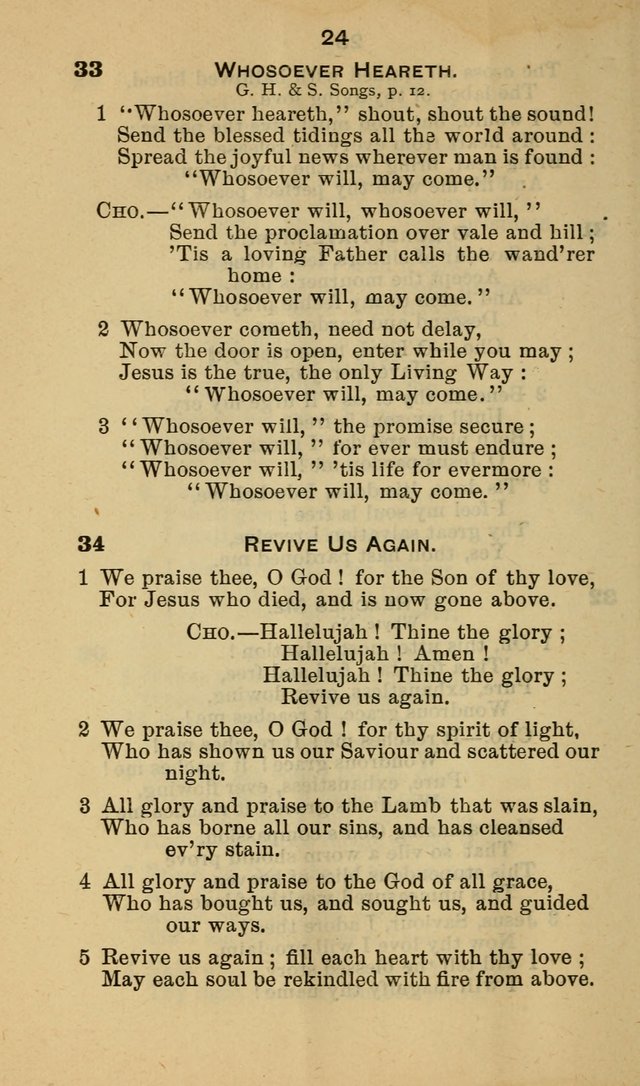 Selection of Hymns, for the use of the first M. E. Church, Cape May City page 25