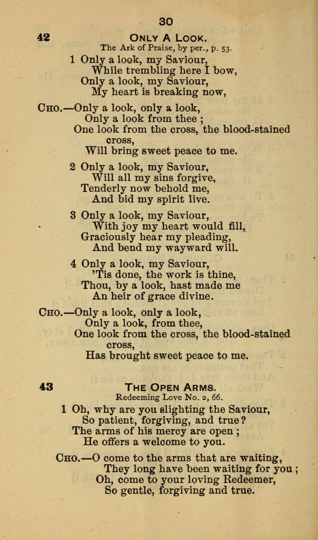 Selection of Hymns, for the use of the first M. E. Church, Cape May City page 31