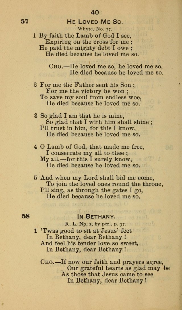 Selection of Hymns, for the use of the first M. E. Church, Cape May City page 41