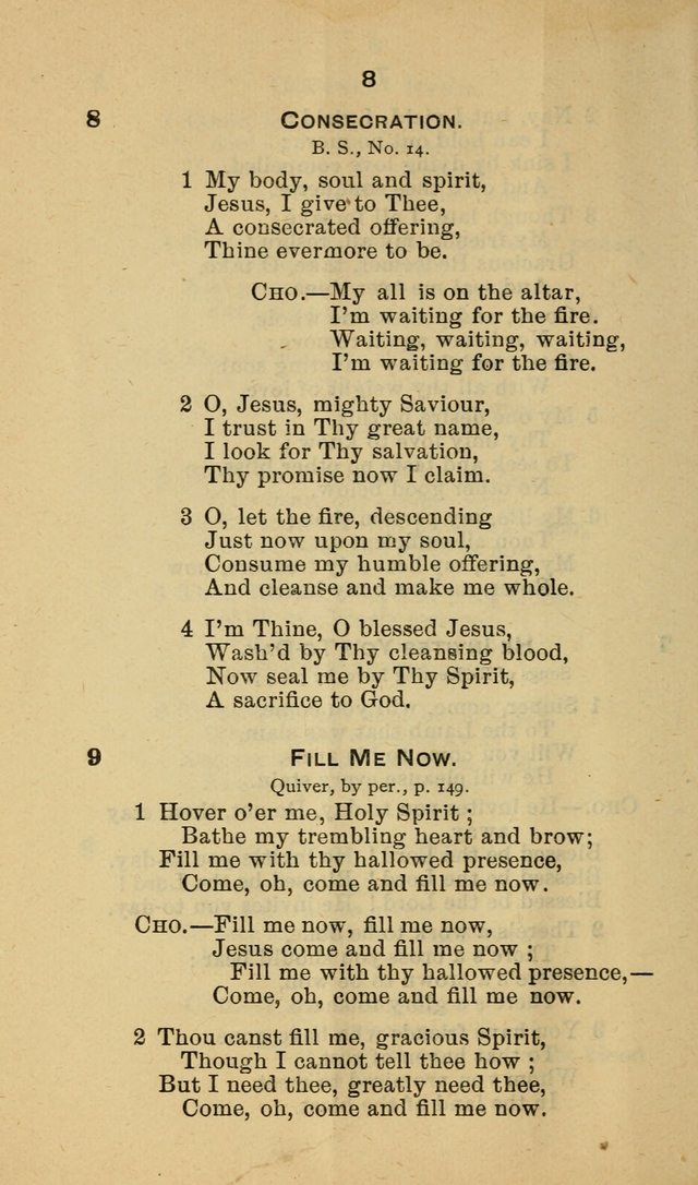 Selection of Hymns, for the use of the first M. E. Church, Cape May City page 9