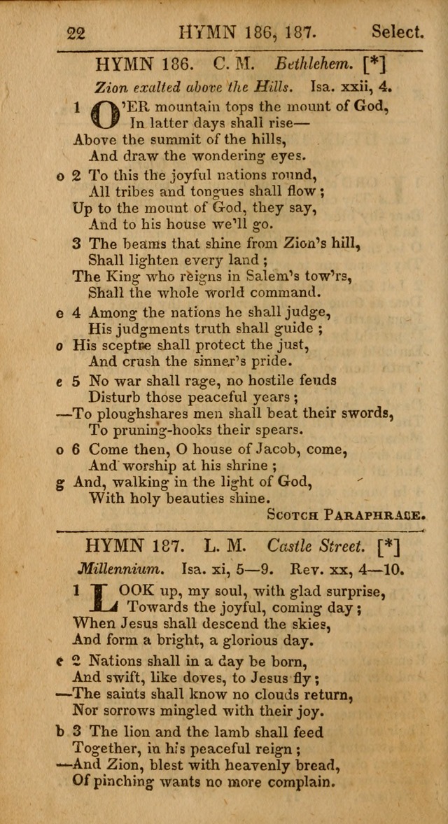 Select Hymns from Other Authors, Selected Harmony Together with Directions for Musical Expression. 2nd ed. page 122