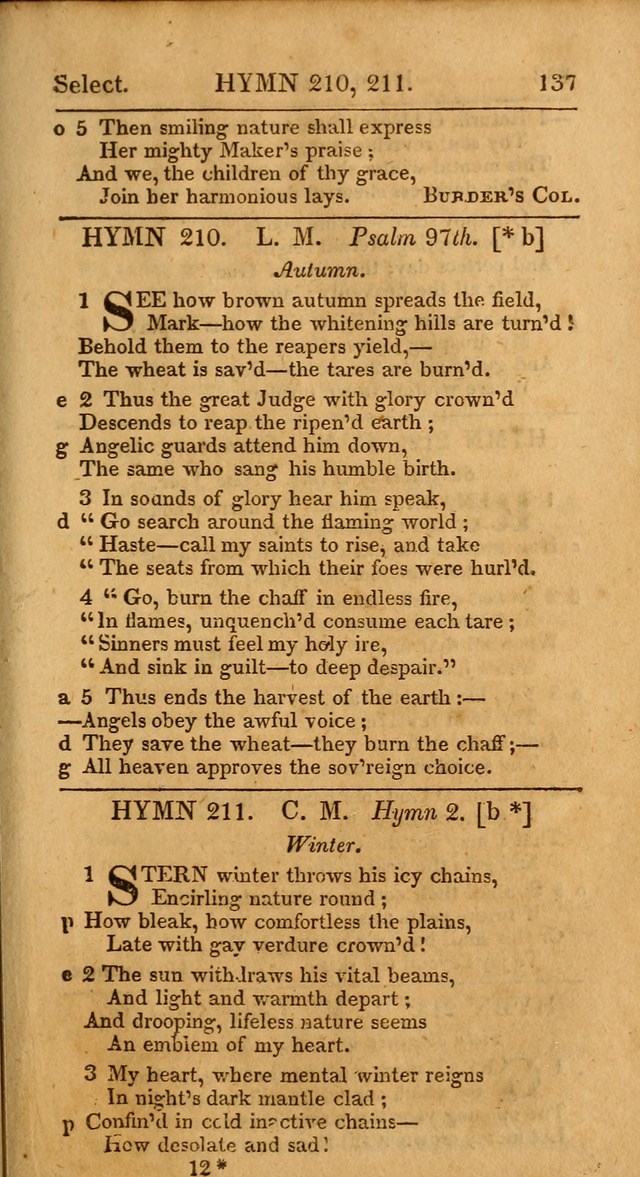 Select Hymns from Other Authors, Selected Harmony Together with Directions for Musical Expression. 2nd ed. page 137