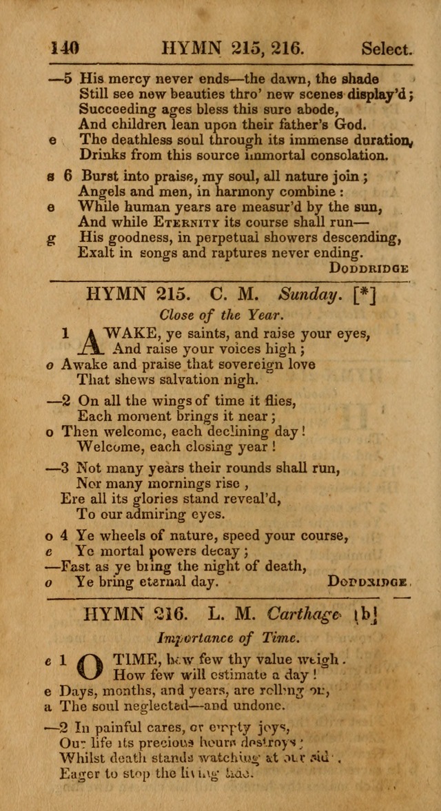 Select Hymns from Other Authors, Selected Harmony Together with Directions for Musical Expression. 2nd ed. page 140