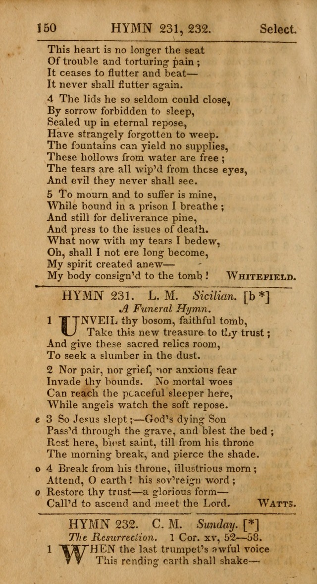 Select Hymns from Other Authors, Selected Harmony Together with Directions for Musical Expression. 2nd ed. page 150