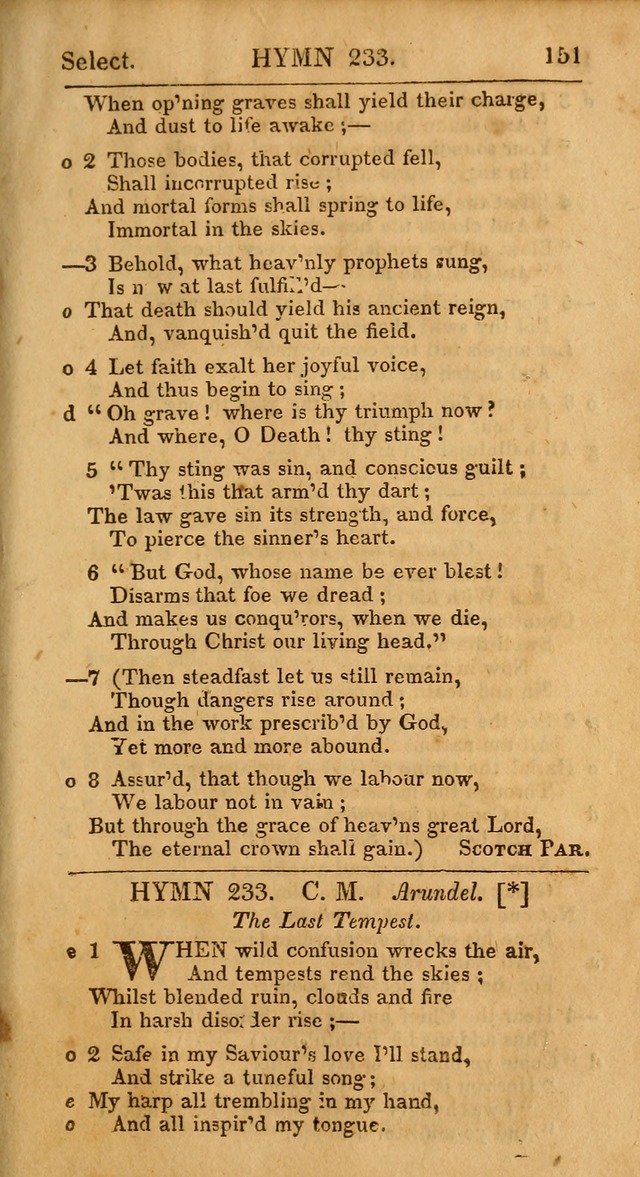 Select Hymns from Other Authors, Selected Harmony Together with Directions for Musical Expression. 2nd ed. page 151