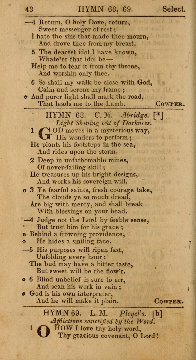 Select Hymns from Other Authors, Selected Harmony Together with Directions for Musical Expression. 2nd ed. page 48