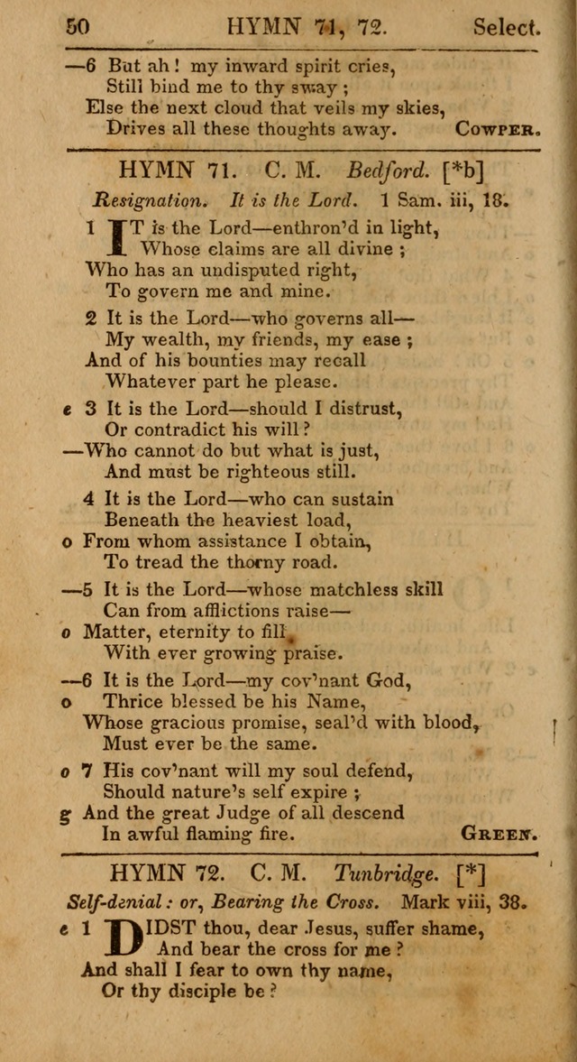 Select Hymns from Other Authors, Selected Harmony Together with Directions for Musical Expression. 2nd ed. page 50