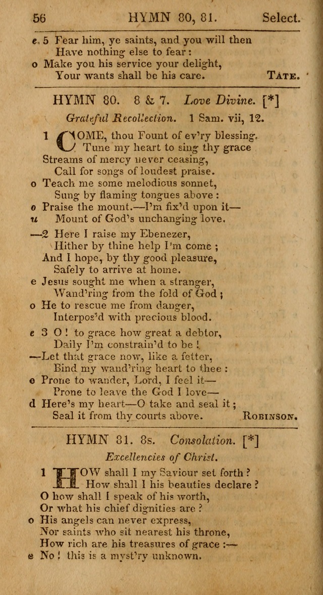 Select Hymns from Other Authors, Selected Harmony Together with Directions for Musical Expression. 2nd ed. page 56