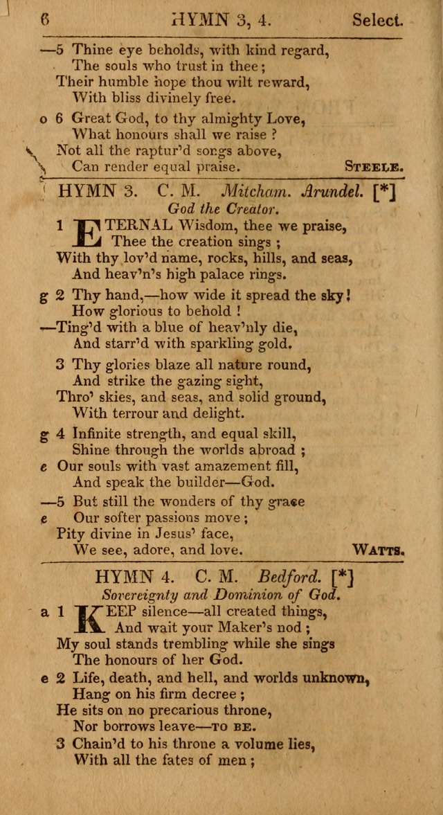 Select Hymns from Other Authors, Selected Harmony Together with Directions for Musical Expression. 2nd ed. page 6