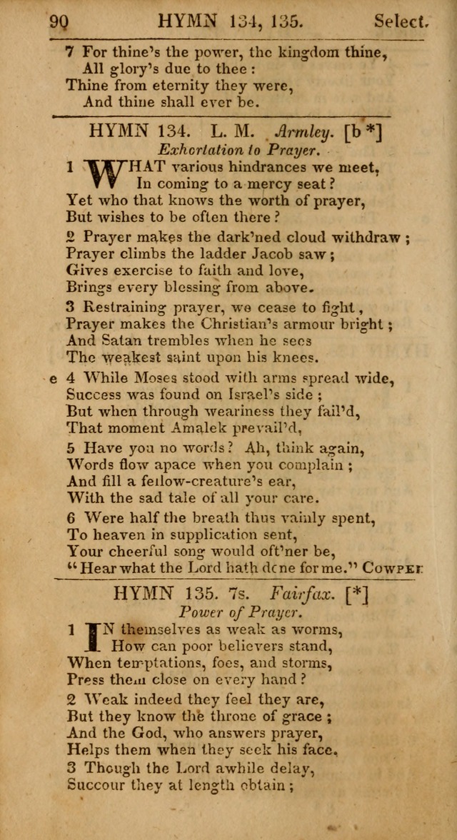 Select Hymns from Other Authors, Selected Harmony Together with Directions for Musical Expression. 2nd ed. page 90