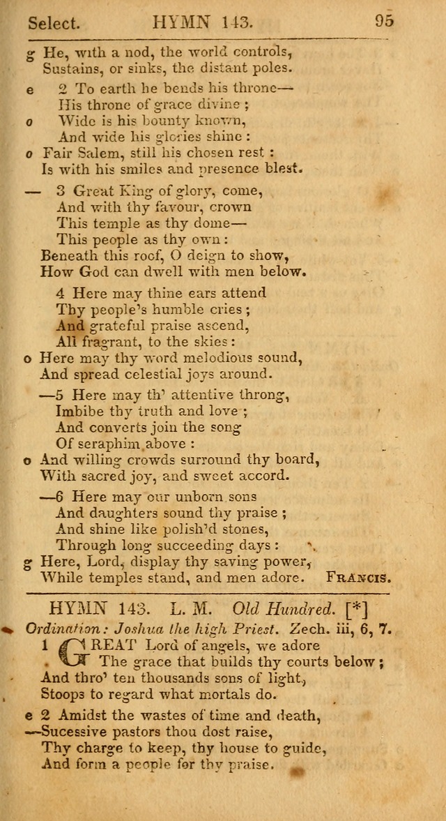 Select Hymns from Other Authors, Selected Harmony Together with Directions for Musical Expression. 2nd ed. page 95