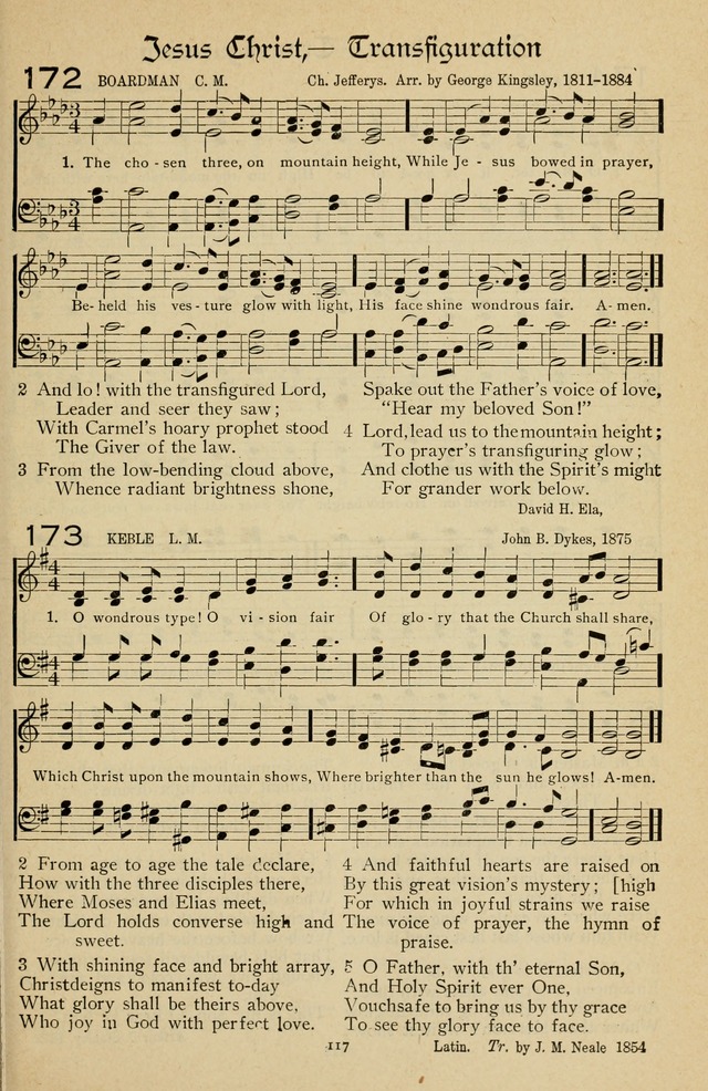 The Sanctuary Hymnal, published by Order of the General Conference of the United Brethren in Christ page 118