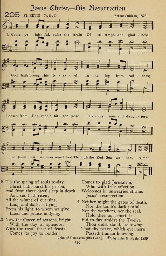 The Sanctuary Hymnal, published by Order of the General Conference of the United Brethren in Christ page 140