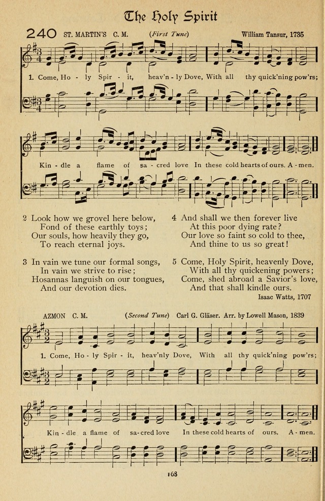 The Sanctuary Hymnal, published by Order of the General Conference of the United Brethren in Christ page 169