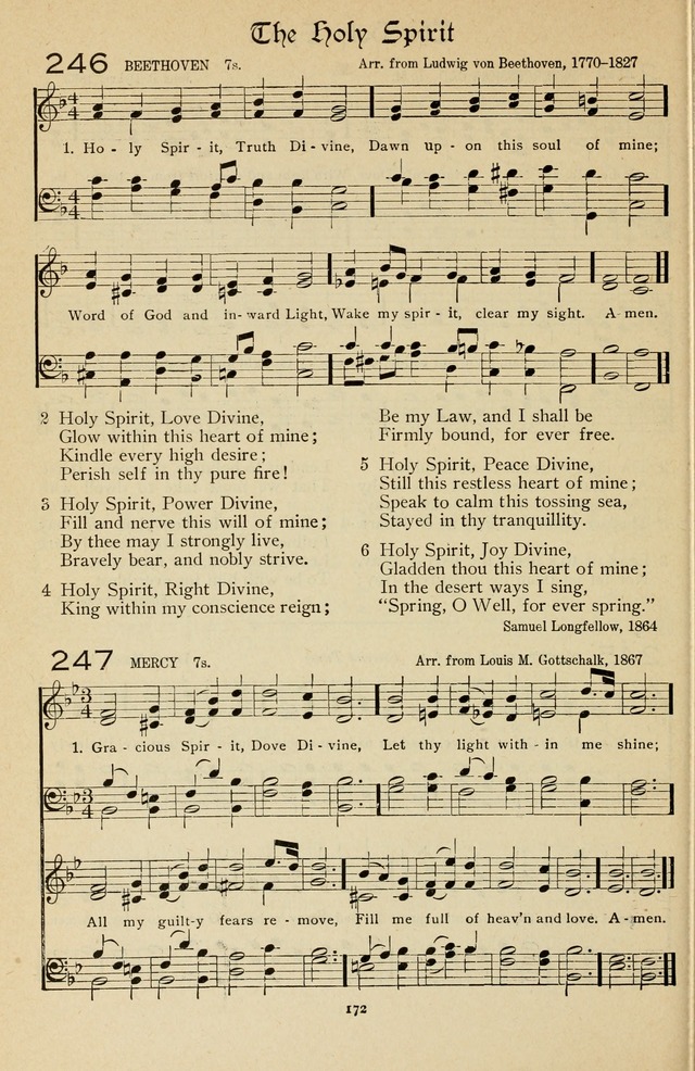 The Sanctuary Hymnal, published by Order of the General Conference of the United Brethren in Christ page 173