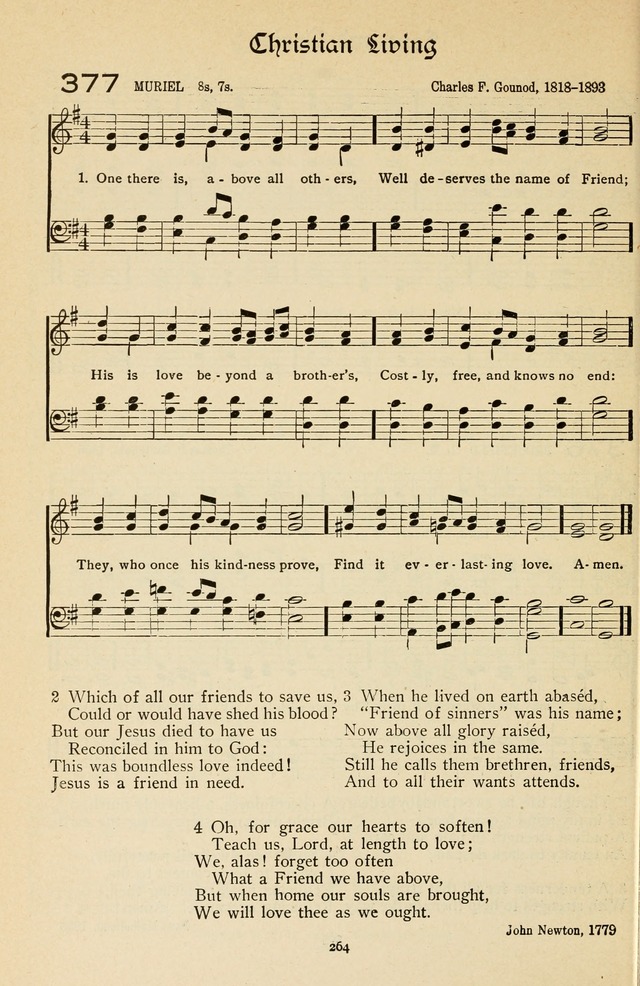 The Sanctuary Hymnal, published by Order of the General Conference of the United Brethren in Christ page 265